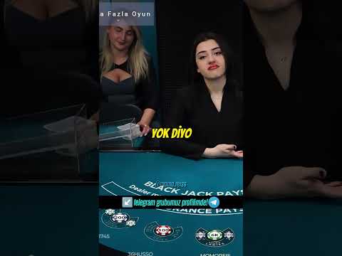 😂 KURPİYERE KIZ AYARLADIM 😂 | #blackjack #momoreis #shorts