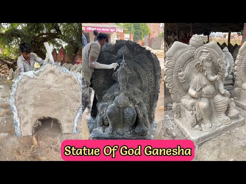 Ganpati Murti Making From Scratch at Extreme Level Made Up Of POP | India God