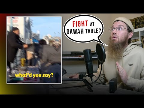 The Warner FIGHTS at Dawah Table [Viral Video Reaction]