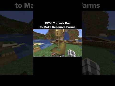 Minecraft Farm Moment