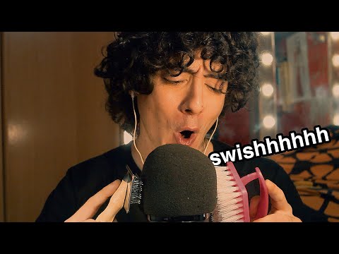 ASMR CARESSING THE MICROPHONE