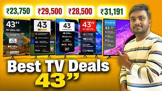 Best 43″ 4K Smart TVs in 2026 📺 Flipkart & Amazon Deals!