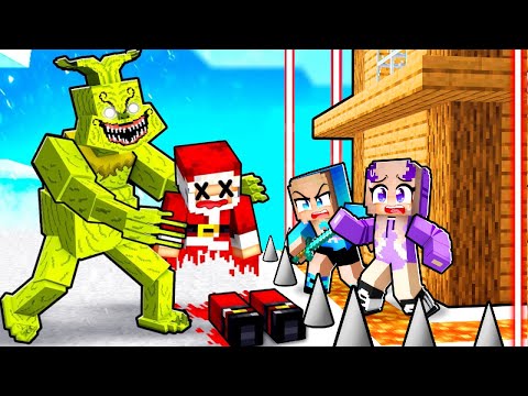 GRINCH chce ZNIČIT Vánoce v Minecraftu!🎄🎅