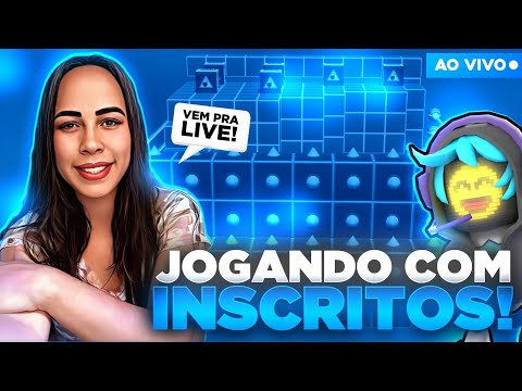 🟤​​STUMBLE GUYS AO VIVO​🟤BLOCK DASH LENDÁRIO​🤎​JOGANDO COM INSCRITOS​🤎​CARINE JOGA​🤎​