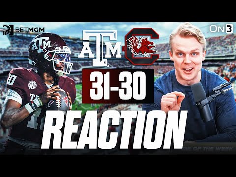 Texas A&M vs South Carolina REACTION