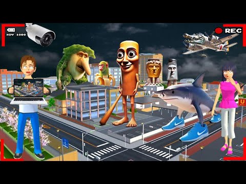 Yuta Mio Panik CCTV Merekam PASUKAN ANOMALI di Kota Sakura 😱| Sakura School Simulator
