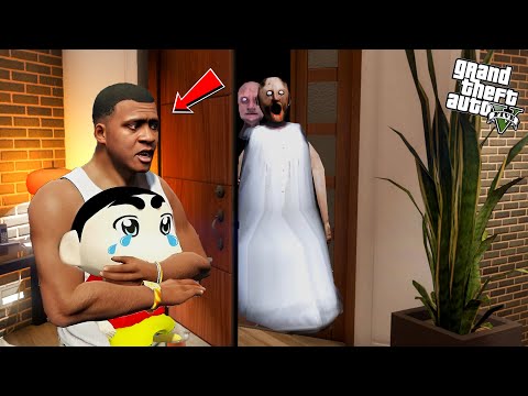 Granny Finds Franklin in GTA 5 With Shinchan || Gta 5 Tamil