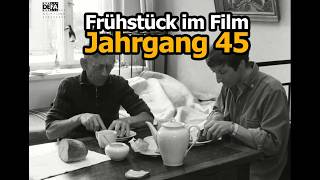 Deutsch A1. Frühstück. Zwei Männer frühstücken. Was machen sie? Was essen sie zum Frühstück?