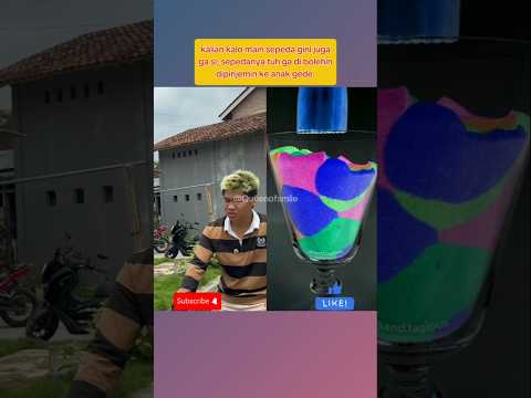 Kalian kalo main sepeda gini juga ga si,sepedanya tuh ga dibolehin dipinjemin ke anak gede. #omped