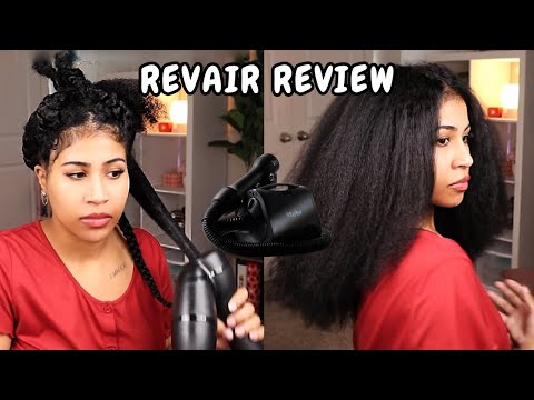 Reverse Hair Dryer on Curly Hair | How to use the RevAir