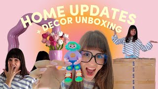 house updates🏡 unboxing, decorating + life updates