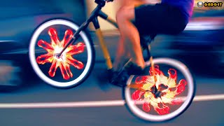 Bike Wheel Extravaganza: Discovering the Wonders of 3D LED Drawings Midway!