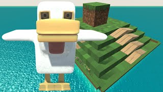 ALL GROUND UNITS ESCAPE FROM CHICKEN MINECRAFT - ARBS