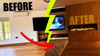 Building My Dream Funky Media Wall ... with Hidden Time Capsule Room! 😱