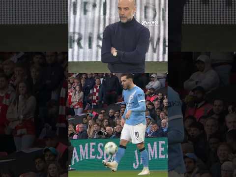 Pep Guardiola reaction on Rayan CHERKI SHOWBOATING 👀