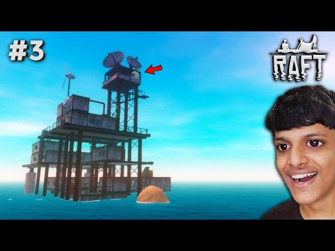 We Explored The Biggest RADIO TOWER In My BIG RAFT