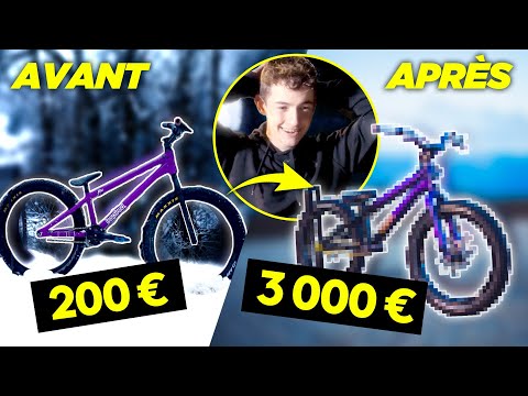 PIMP MY BIKE #10 : On lui transforme son vieux vélo en STREET TRIAL de ses rêves !