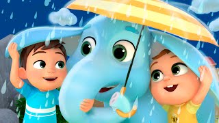Rainy Day Fun with Zoo Animals! | Funny Nursery Rhymes & Kids Songs