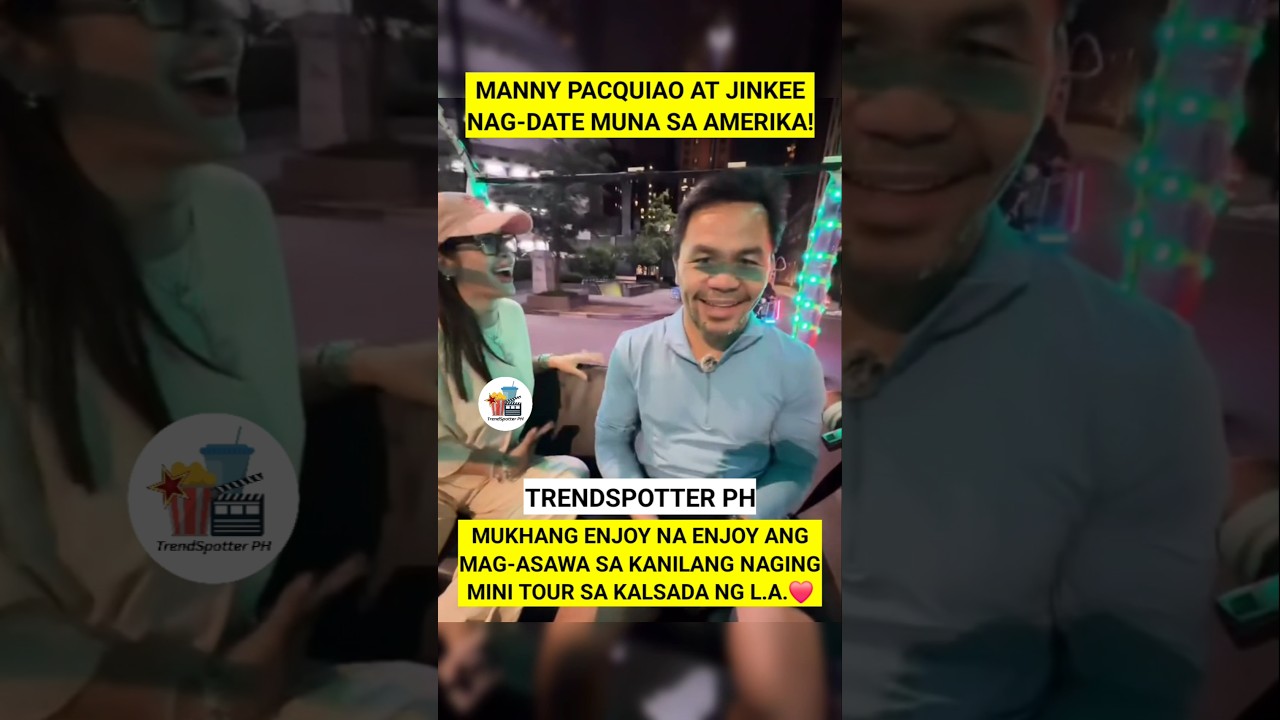 MANNY PACQUIAO AT JINKEE NAG-DATE NA MUNA SA AMERIKA! #mannypacquiao #jinkeepacquiao #shorts
