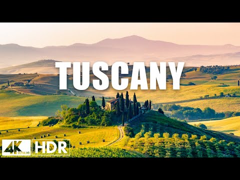 Tuscany 4K UHD • Explore the romantic land of roses in Italy, soothing music • 4K UltraHD video