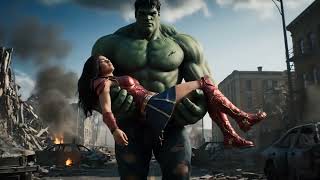 King Kong vs  Hulk  Epic battle in the city to rescue She Hulk from King Kong!