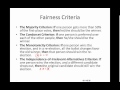 Fairness Criteria in Elections