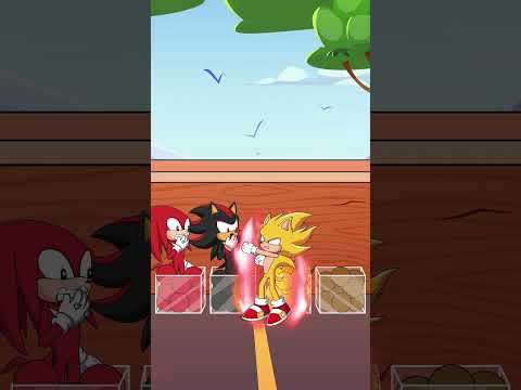 SONIC Color Match Challenge: Knuckles & Shadow vs Sonic GOLD & Amy Who Wins? #sonic