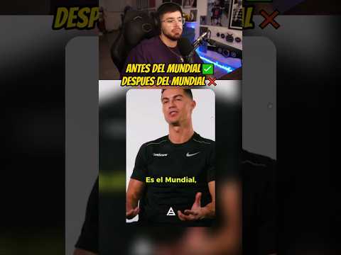 El antes y despues de Cristiano💥 #ronaldo #realmadrid #messi #mundial2026 #lacobra #davooxeneize