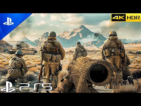 Call of Duty - Libya 1941 British Army 20th Brigade｜Rats of Tobruk｜Call of Duty Vanguard｜4K HDR