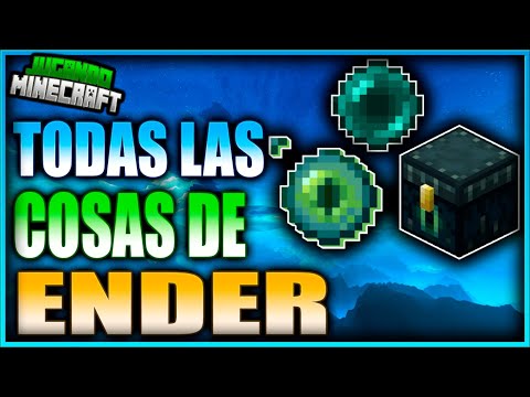 COMO USAR: ENDER CHEST, PERLA DE ENDER Y OJO DE ENDER, TODAS LAS COSAS - JUGANDO MINECRAFT Ep 41