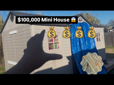 I built a $100,000 Mini House In My Back Yard In 2 Weeks ๐ฑ(Must Watch) #trending #realestate #foryou