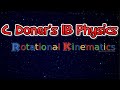 Angular Motion and Kinematics Concepts