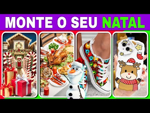 🎄☃️ MONTE O SEU NATAL Jogo das Escolhas #quiz #natal