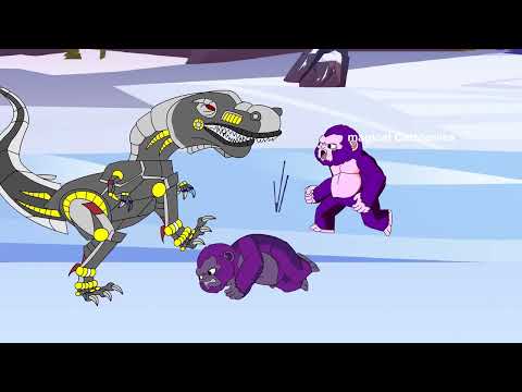 Laugh out Loud  Godzilla vs  Kong Funny Cartoon Battle