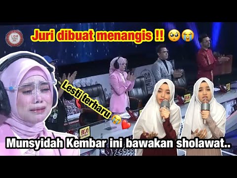 Juri dibuat menangis !! Saat Munsyidah kembar ini melantunkan sholawat di audisi LIDA 2021 - Parodi