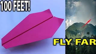 How to Make a Paper Airplane That Flies Really Far and Fast Easy