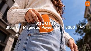 Xiaomi UltraThin Magnetic Power Bank 5000 (15W) | Thin As Air, Built For Everyday Lifestyles.