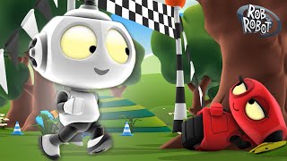 Slow and Steady, Robs the Race | Rob The Robot | Preschool Learning