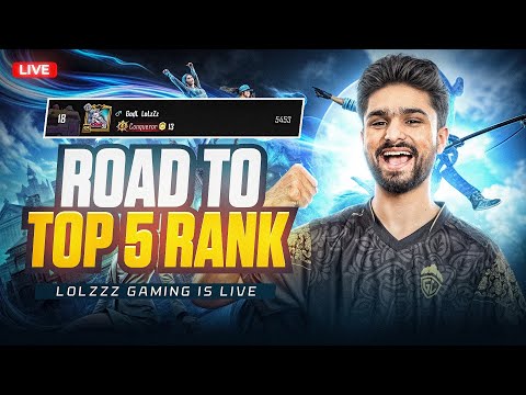 HARDCORE RANK PUSH TO TOP 5 | CONQUEROR OR WHAT | BGMI LIVE