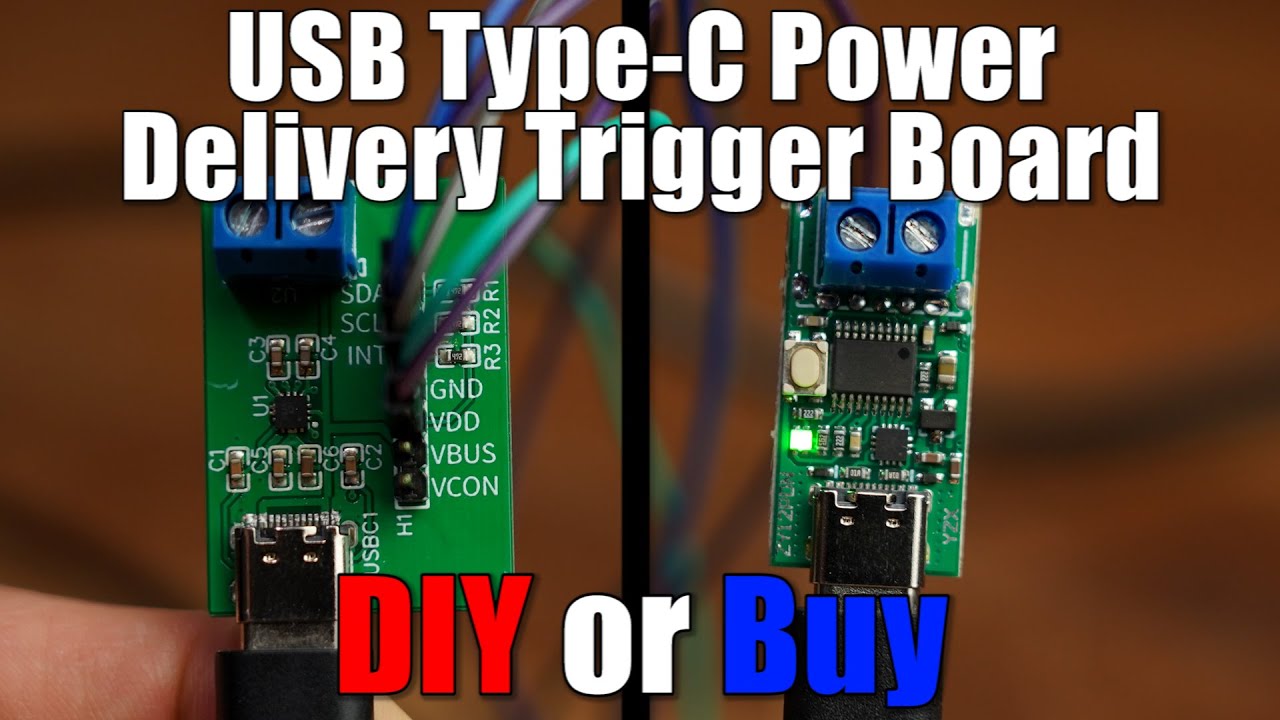 USB Type-C Power Delivery Trigger Board DIY or Buy