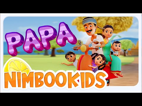 Pyare Papa Mere Papa, प्यारे पापा गीत, Pani Puri Wala Aaya + Best Nimboo Kids Rhymes in Hindi