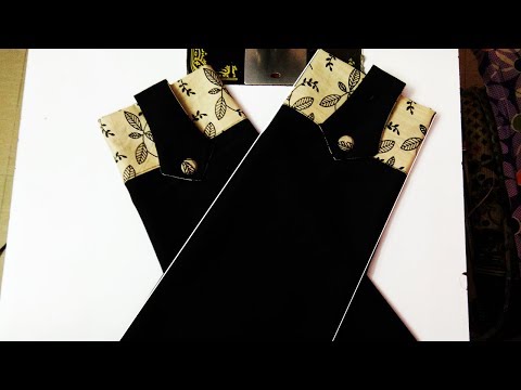 UNIQUE BEAUTIFUL SLEEVE DESIGN WITH BUTTON IN VERY EASY WAY