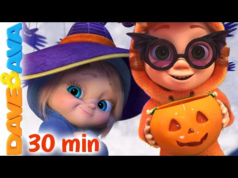 🎃 One, Two, The Kids Say Boo - Halloween | Baby Songs by Dave and Ava | Nursery Rhymes 🎃