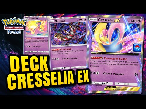 Baralho com Cresselia EX Promo do Evento. Cure bastante enquanto causa DANO no Pokémon TCG Pocket!