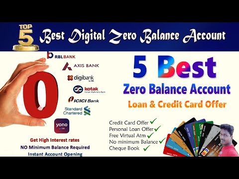 Best Zero Balance Bank Account || Zero Balance Bank Account Opening Online 2025 tamil