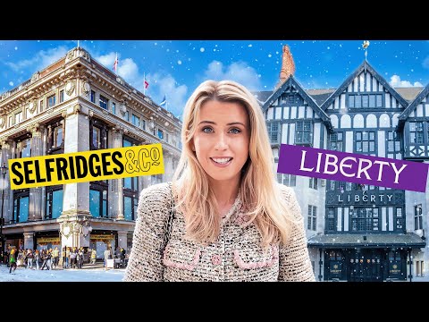 Inside London's MOST EXPENSIVE Christmas Stores! Selfridges & Liberty 2024