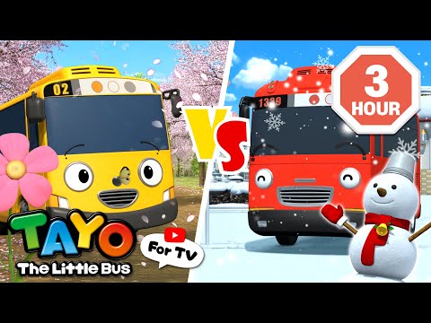 Spring, Summe, Autumn and Winter! | Exploring the Seasons with Tayo | Tayo Playlist