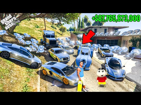 FRANKLIN TOUCH ANYTHING BECOME DIAMOND ll EVERYTHING IS FREE IN GTA5