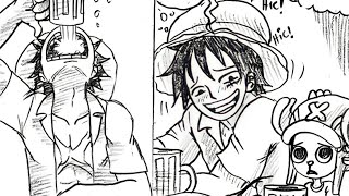 La familia de Luffy y Nami - Capítulo 119 - Luffy y Chopper se van de parranda