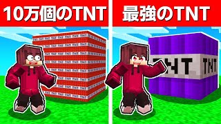10万個のTNT vs 最強のTNT 【マインクラフト】